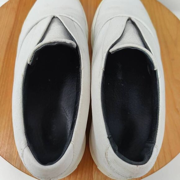 M. Gemi Stile Pull On Sneakers- Mens- Size 40- White- Slip On- Casual Shoes - Picture 7 of 12